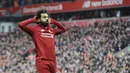 3. Mohamed Salah (Liverpool) - Pemain asal Mesir ini tampil apik dan mencetak satu gol ke gawang FC Porto. Penampilan efektif membuat Liverpool menang besar di kandang FC Porto. (AP/Rui Vieira)