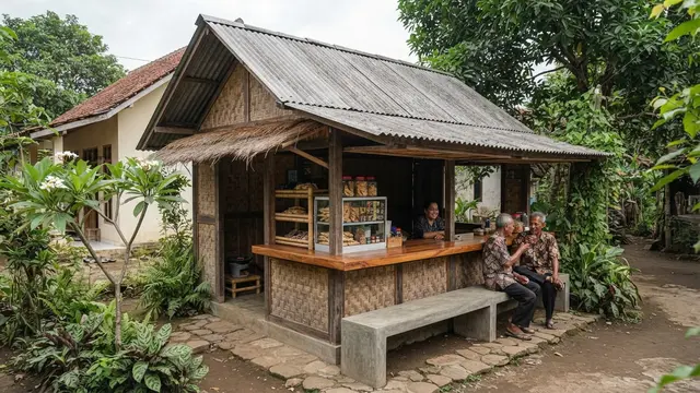 Desain Warung Sederhana Tapi Menarik untuk Depan Rumah