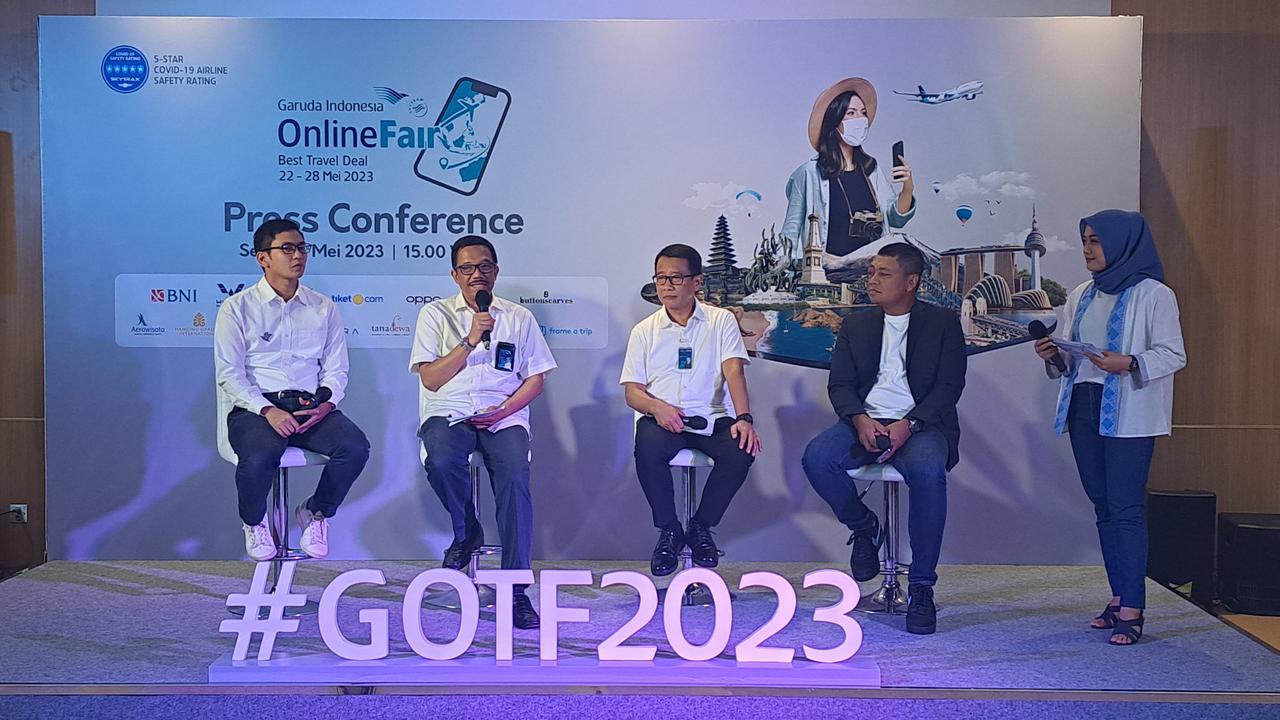 Sambut musim liburan sekolah, Maskapai Garuda Indonesia selenggarakan 'Garuda Indonesia Online Fair' (GOTF), 22 Mei hingga 28 Mei 2023