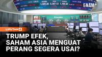 Bursa saham Asia menguat tajam setelah lonjakan Wall Street dan meningkatnya harapan berakhirnya konflik Iran. Namun, risiko masih membayangi pasar, terutama dari data ekonomi AS dan ketidakpastian global.