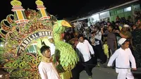 Suasana arakan sahur saat Ramadan di Kota Kualatungkal, ibu kota Kabupaten Tanjabbar, Jambi. (Dok. Istimewa/B Santoso)