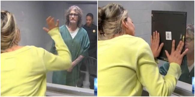 Foto Khader berteriak-teriak di sel tahanan Richardson. Foto: copyright dailymail.co.uk