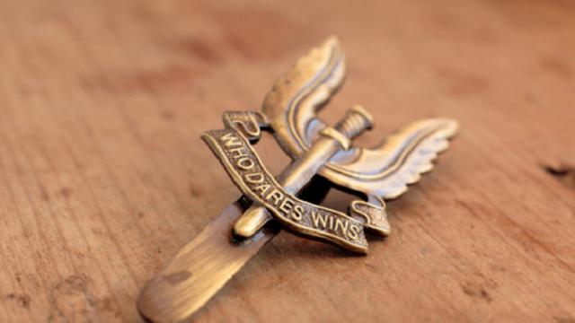 Lencana pasukan SAS. (Shutterstock)