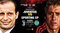 Juventus vs Sporting (Liputan6.com/Abdillah)