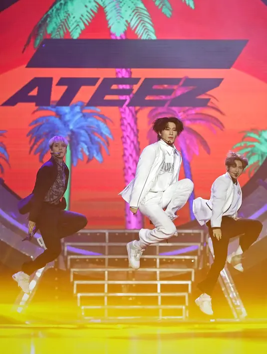 Ateez di Istora Senayan Jakarta, Jumat (20/9/2019). (Bambang E. Ros/Fimela.com)