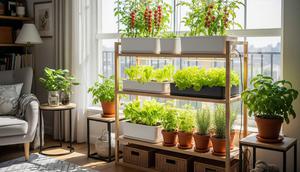 Kebun Sayur yang Bisa Ditanam di Pot Kecil dalam Apartemen. Foto: Gemini