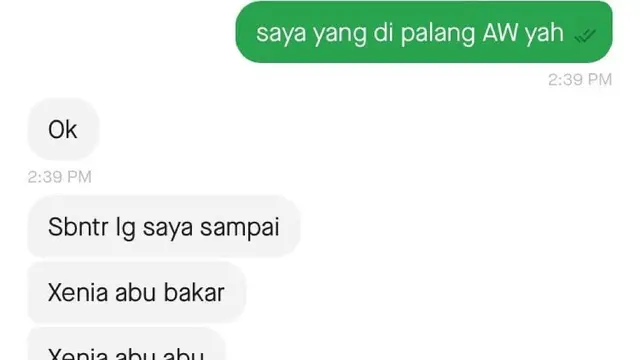 6 Chat Typo Driver Ojol Ini Kocak, Bikin Pelanggan Mikir Keras