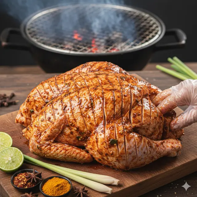Tips Bumbu Ayam Bakar Meresap Sempurna (Foto: Gemini AI)