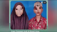 Kabar rencana pernikahan dua bocah SMP yang sudah mendaftar di Kantor Urusan Agama (KUA) Kabupaten Buton Selatan, Sulawesi Tenggara (Sultra), viral di media sosial. (Liputan6.com/ Istimewa)