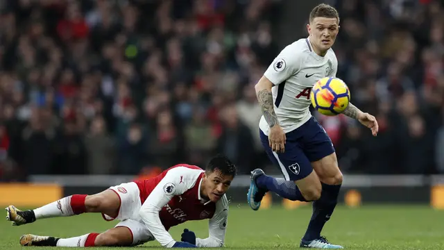 FOTO: Bungkam Tottenham, Arsenal Menangi Derby London Utara