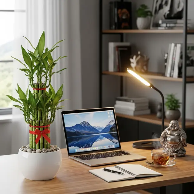 Penempatan Bambu Air Feng Shui di Rumah (Gemini AI)