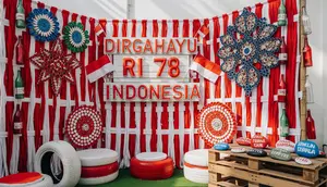 15 Ide Photo Booth 17 Agustus dari Barang Bekas yang Instagramable dan Mudah Ditiru