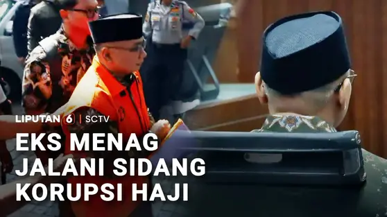 Eks Menag Jalani Sidang Korupsi Haji