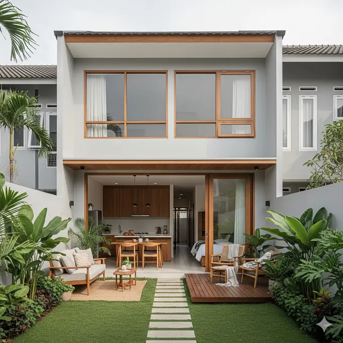 Integrasi Pintu Geser Menuju Taman