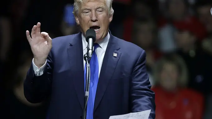 Calon Presiden dari Partai Republik Donald Trump 