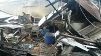 Pabrik tahu meledak di Medan (Liputan6.com/Reza Efendi)