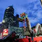Jelang perayaan Imlek 2024, hampir setiap sudut Jakarta dihiasi ornamen-ornamen khas Tionghoa. (Liputan6.com/Angga Yuniar)