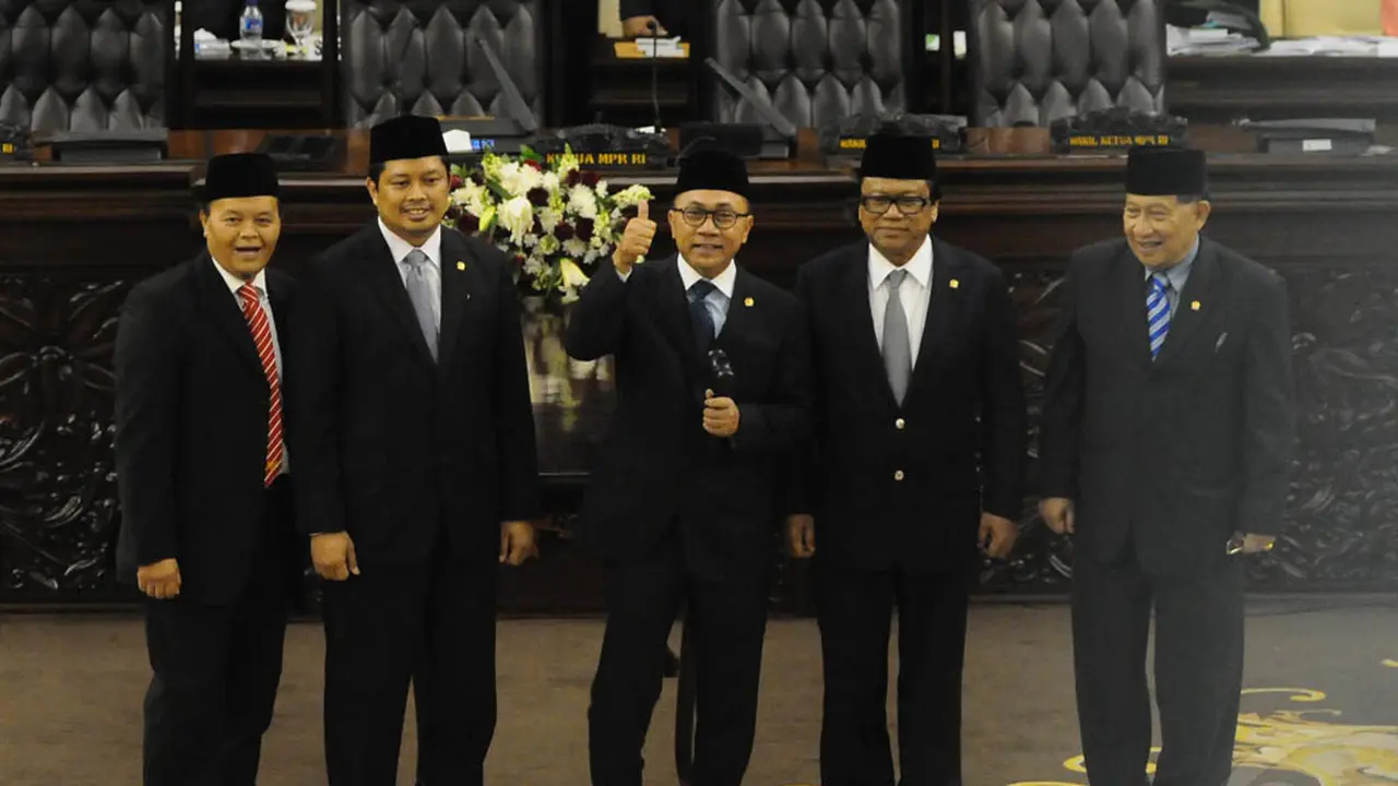 Zulkifli Hasan Terpilih Jadi Ketua MPR 2014-2019
