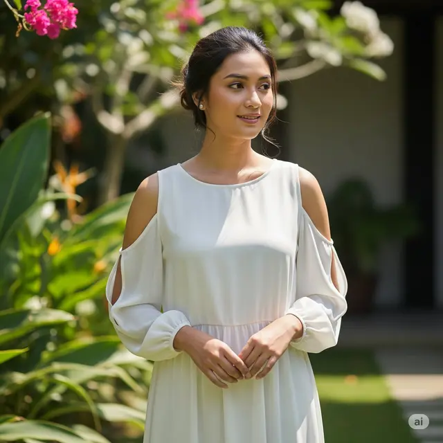 Lengan Cold Shoulder: Sentuhan Modern yang Memikat
