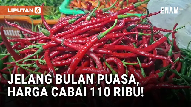 VIDEO: Makin Pedas! Harga Cabai Tembus 110 Ribu per Kilo