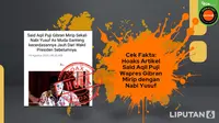 Cek fakta artikel Said Aqil memuji Wapres Gibran mirip Nabi Yusuf