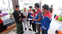 PT Pertamina Gas (Pertagas) sebagai afiliasi Sub Holding Gas Pertamina menyalurkan bantuan berupa ratusan paket logistik kepada korban banjir longsor di Desa Jarit, Kecamatan Candipuro, Kabupaten Lumajang, Jawa Timur, Rabu (12/07).