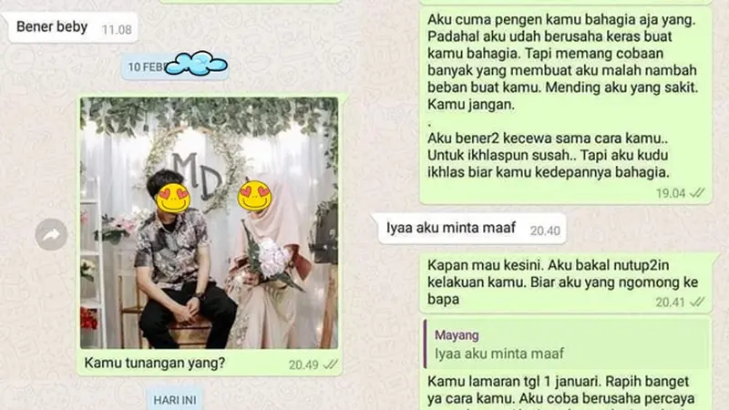 7 Chat Pacar Tiba-Tiba Lamaran Sama Orang Lain Ini Nyesek Banget, Patah Hati