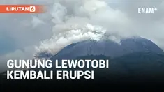 Gunung Lewotobi Laki-Laki kembali Erupsi Dua Kali