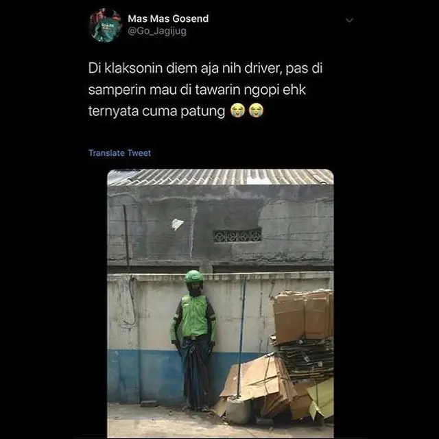 Status Lucu Driver Ojek Online Saat Kena Prank Ini Bikin Cengar-Cengir