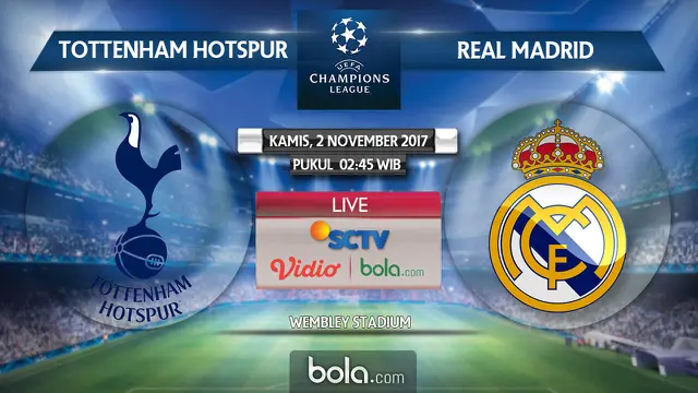 Tottenham Hotspur Vs Real Madrid