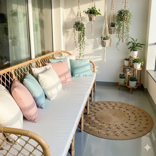 Inspirasi Teras Balkon Minimalis Estetik Terbaru 2025. Gemini