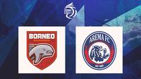 Liga 1 - Borneo FC Vs Arema FC (Bola.com/Adreanus Titus)