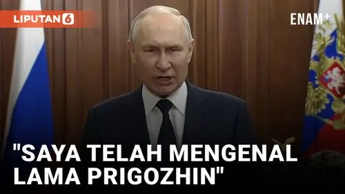 VIDEO: Vladimir Putin Angkat Bicara Terkait Tewasnya Yevgeny Prigozhin
