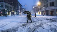 Badai Salju Hebat Terjang New York, Status Darurat Berlaku