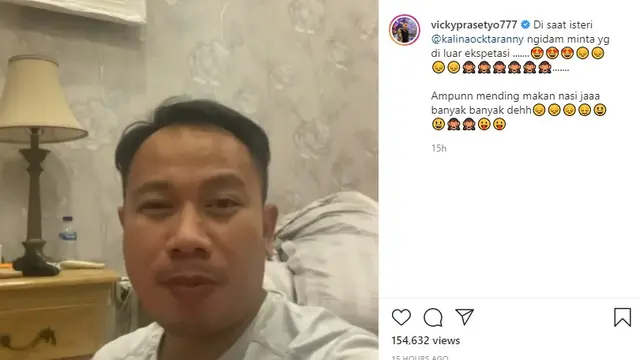 Vicky Prasetyo - Kalina Ocktaranny (Foto: Instagram/@vickyprasetyo777)