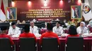 PDIP beserta sejumlah partai lain melakukan pendaftaran bacaleg ke KPU hari ini. (Liputan6.com/Herman Zakharia)