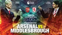 Arsenal FC vs Middlesbrough FC (Liputan6.com/Abdillah)