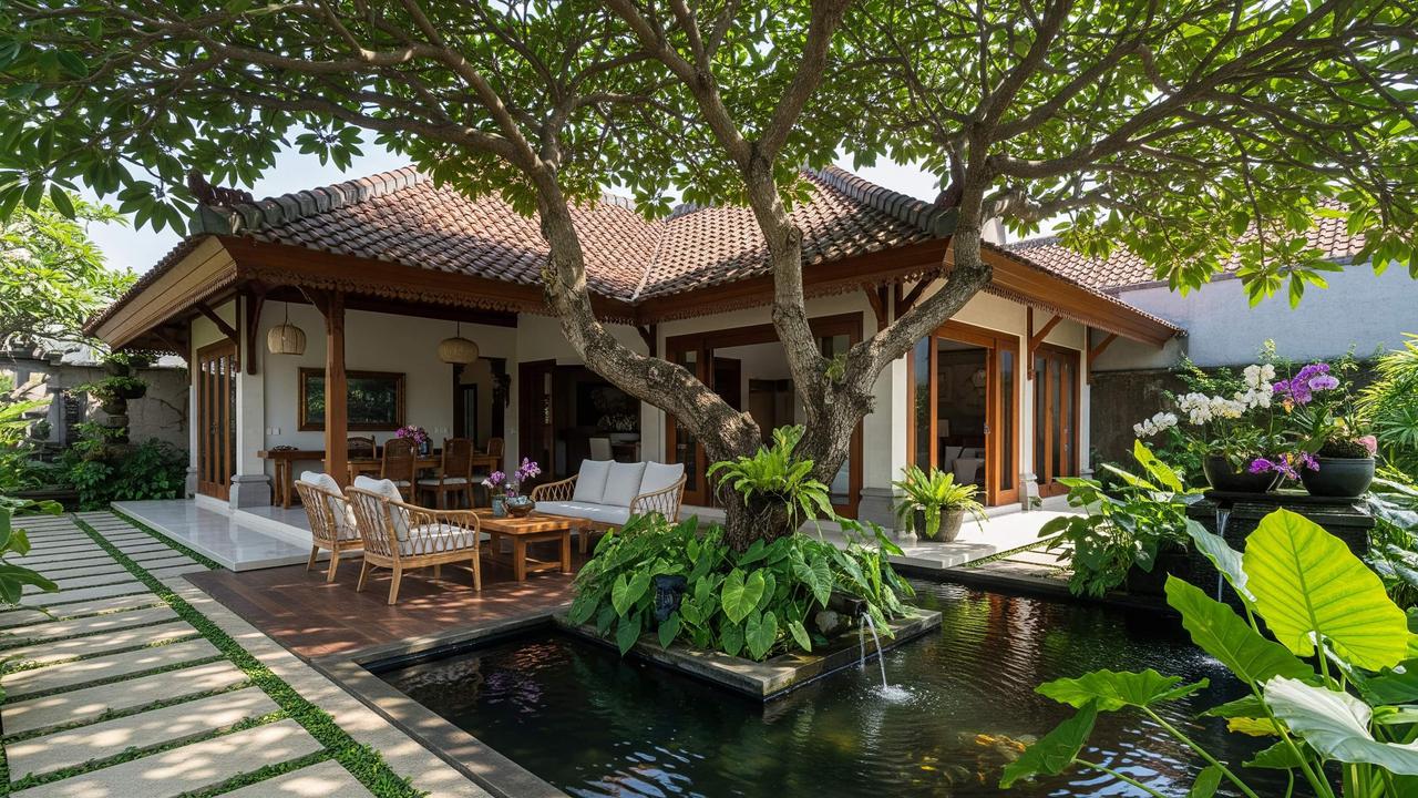 15 Ide Bikin Taman Estetik di Sekitar Pohon Rindang yang Tumbuh di ...