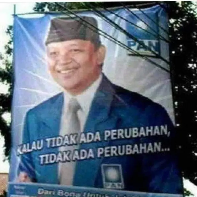 Potret Spanduk dan Poster yang Sukses Bikin Orang Geregetan