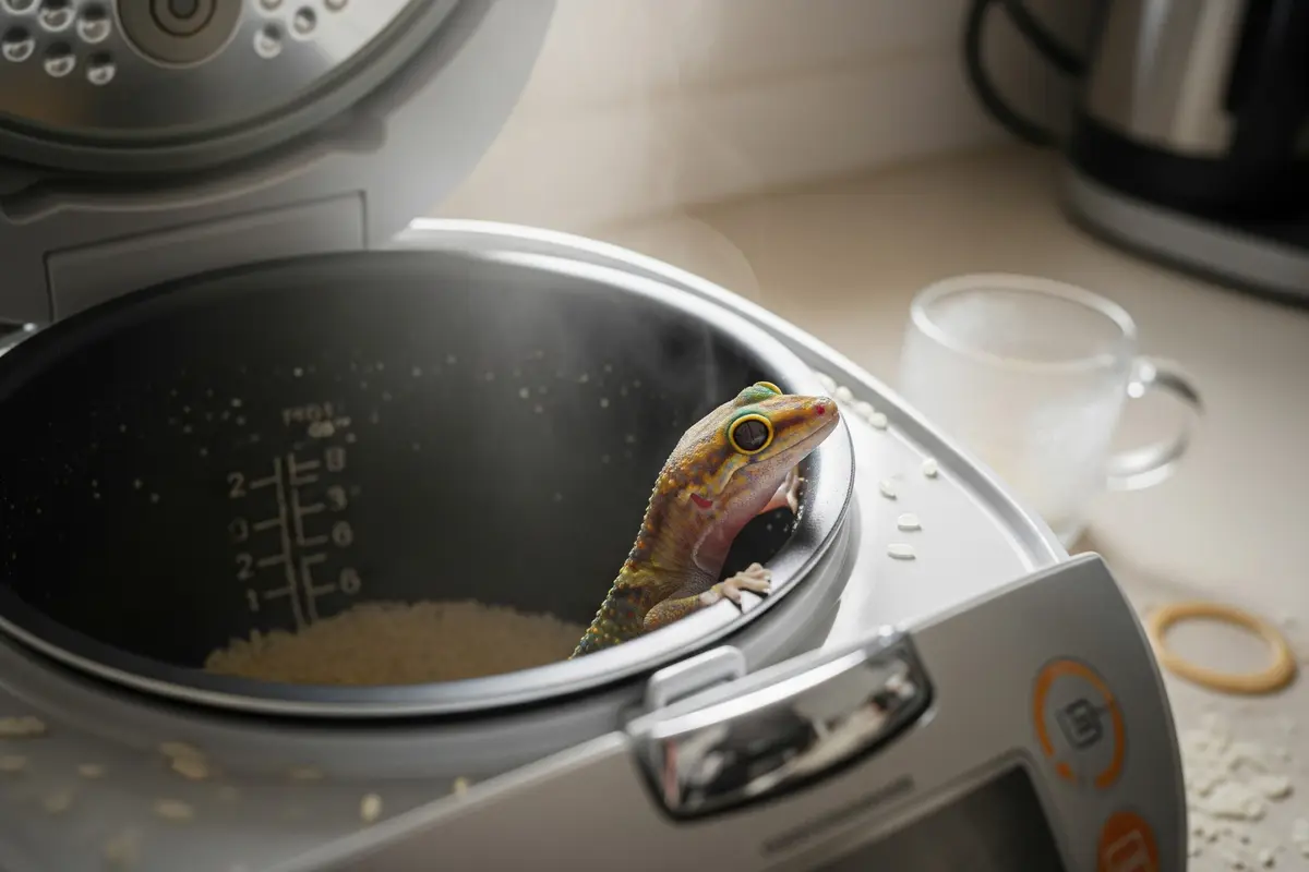 Kenapa Cicak Bisa Masuk Ricecooker?