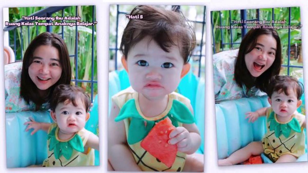 Bocil Menggemaskan, 5 Potret Viral Baby Biel Anak Denny Sumargo dan Olivia Allan Makan Semangka