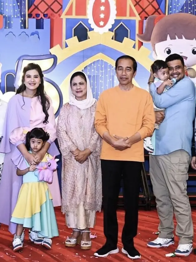 Keluarga Kahiyang Ayu Rayakan Ulang Tahun Ketiga Anaknya