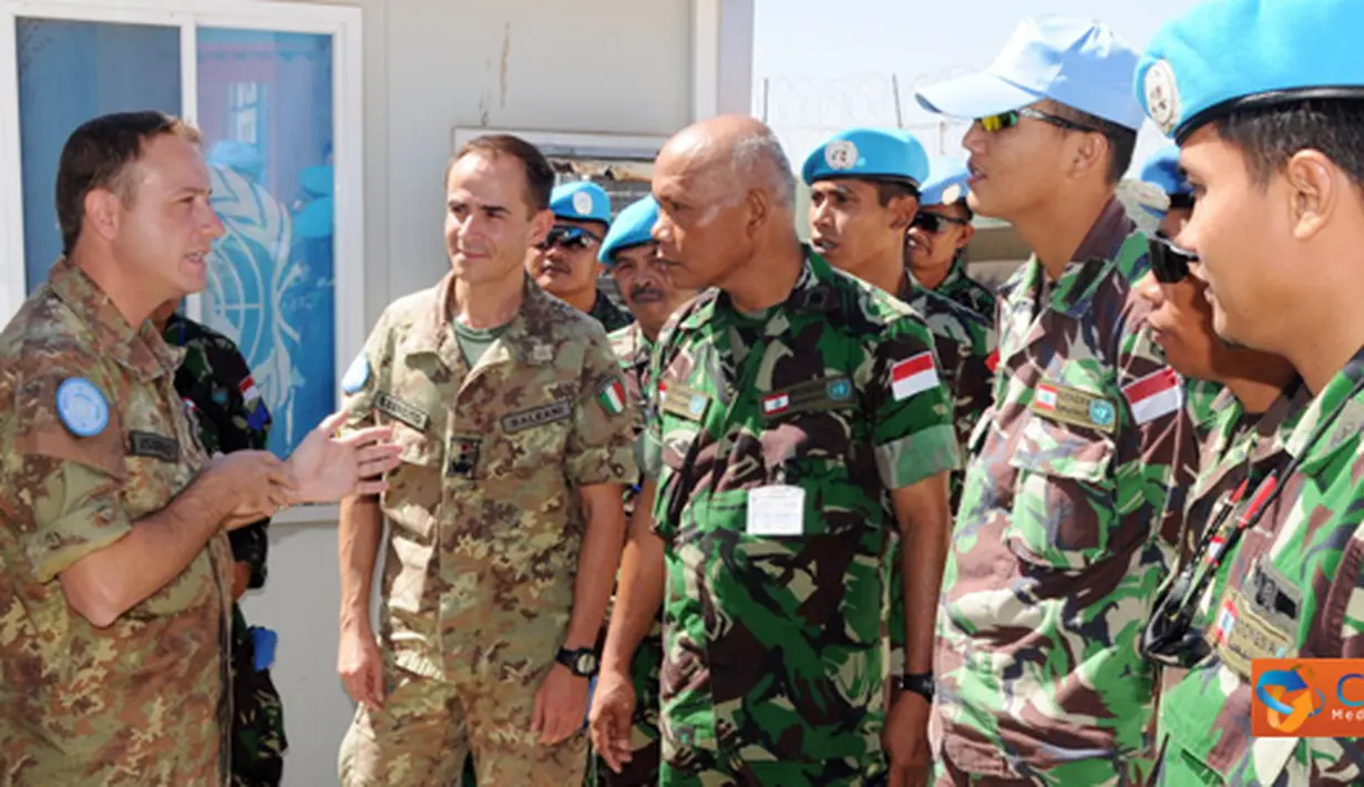 Citizen6, Lebanon: Personel militer dari Italia melaksanakan rotasi tugas di MCOU UNIFIL setiap enam bulan sekali. Satgas yang saat ini bertugas adalah untuk rotasi yang ketujuh. (Pengirim: Badarudin Bakri)