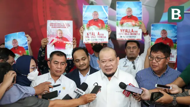 Pendaftaran dan Penyerahan Berkas Bakal Calon Ketua Umum PSSI, AA LaNyalla Mahmud Mattalitti