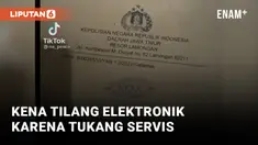 Ditilang saat Service Motor