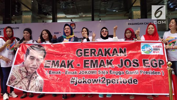 Organisasi Jokowi Saja Enggak Ganti Presiden atau JOS EGP. (Liputan6.com/Ady Anugrahadi)