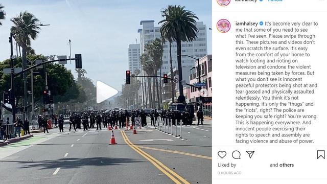 Unggahan Halsey (Instagram/ iamhalsey)