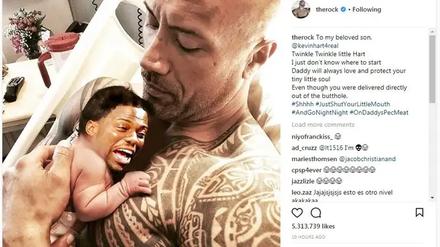 Dwayne Johnson alias The Rock
