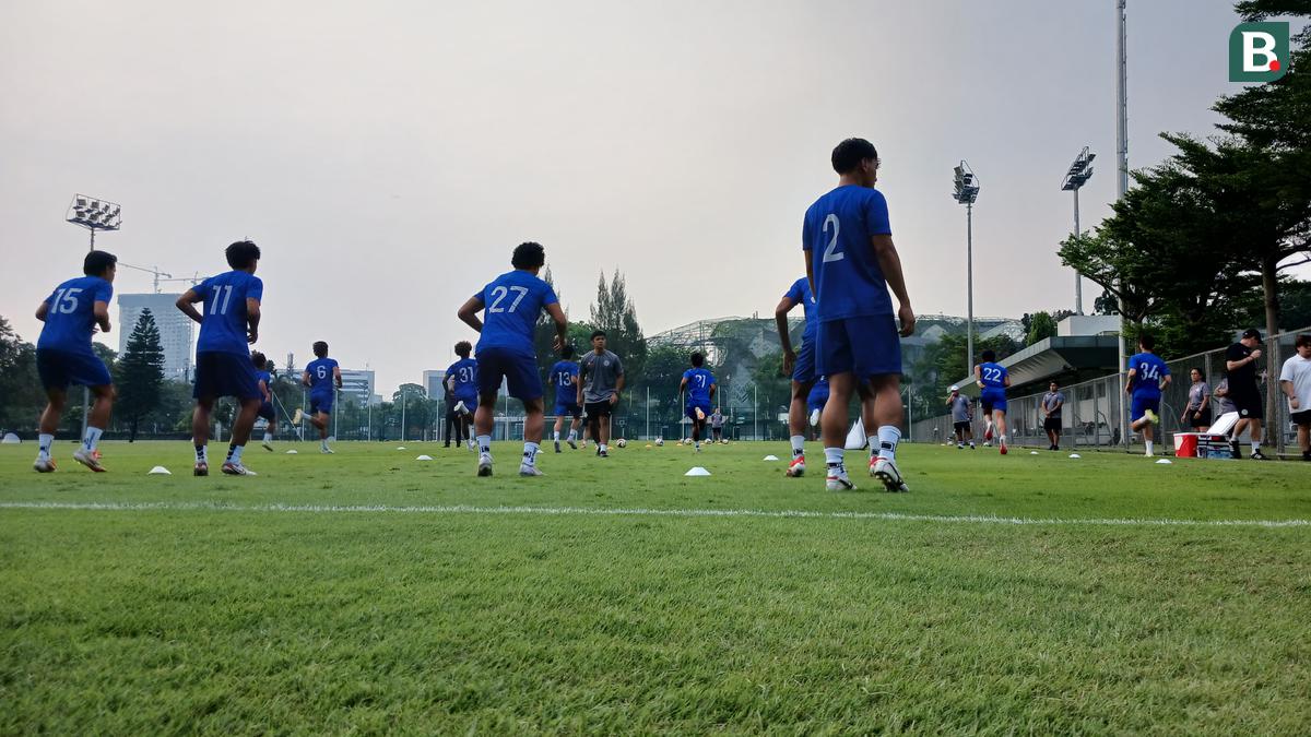 Suasana Latihan Timnas Filipina U-23 Jelang Hadapi Timnas Indonesia U-23 di Piala AFF U-23 2025: Santai, Penuh Tawa