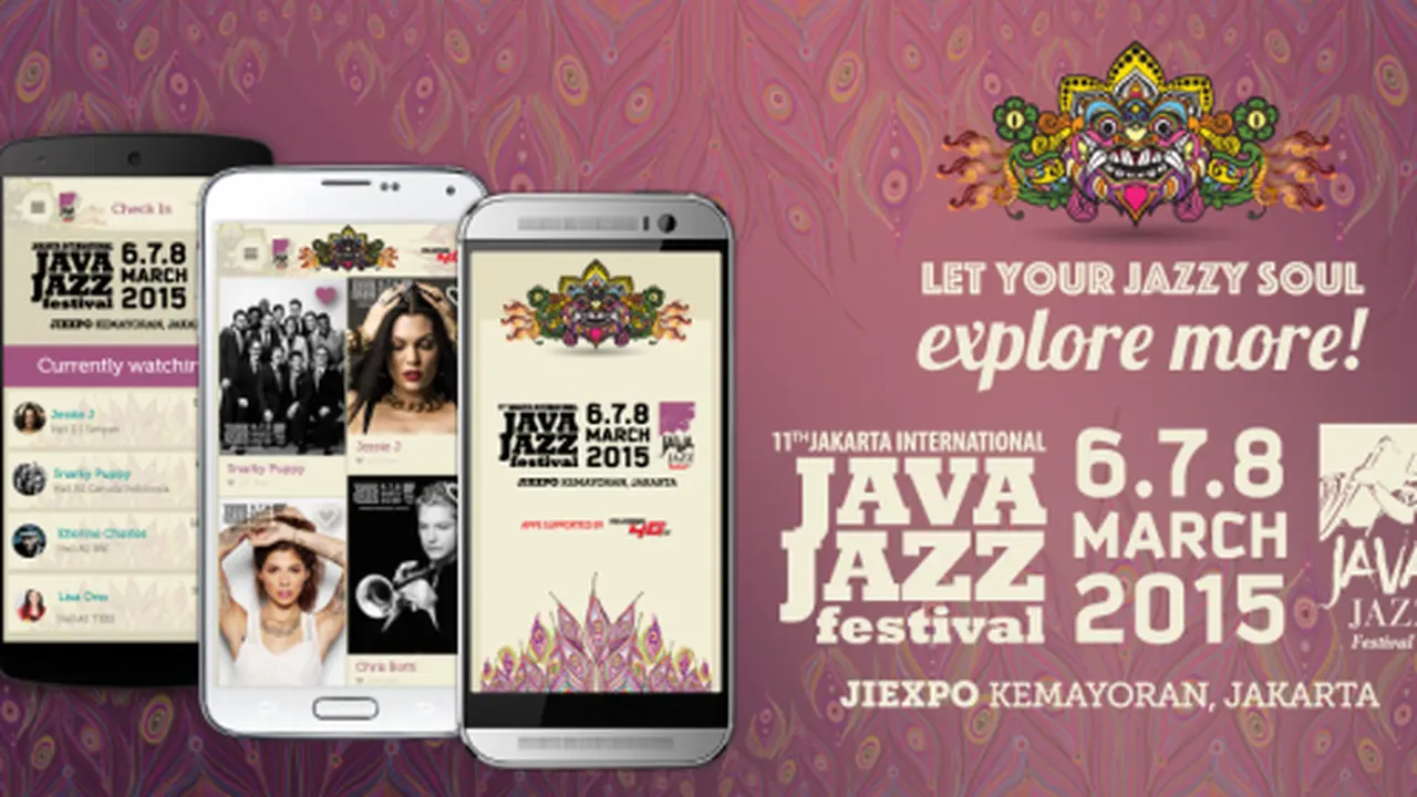 Mau Nonton Java Jazz? Unduh Aplikasi Ini Dulu Biar Makin Asyik